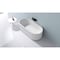 Ruvati 67-inch Fluted Freestanding Soaking Bathtub epiStone Solid Surface Modern Matte White RVB6792WH - alternate 4